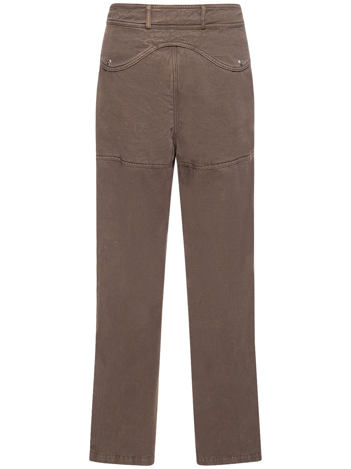 Shop Bluemarble Zipped Pants In Beige