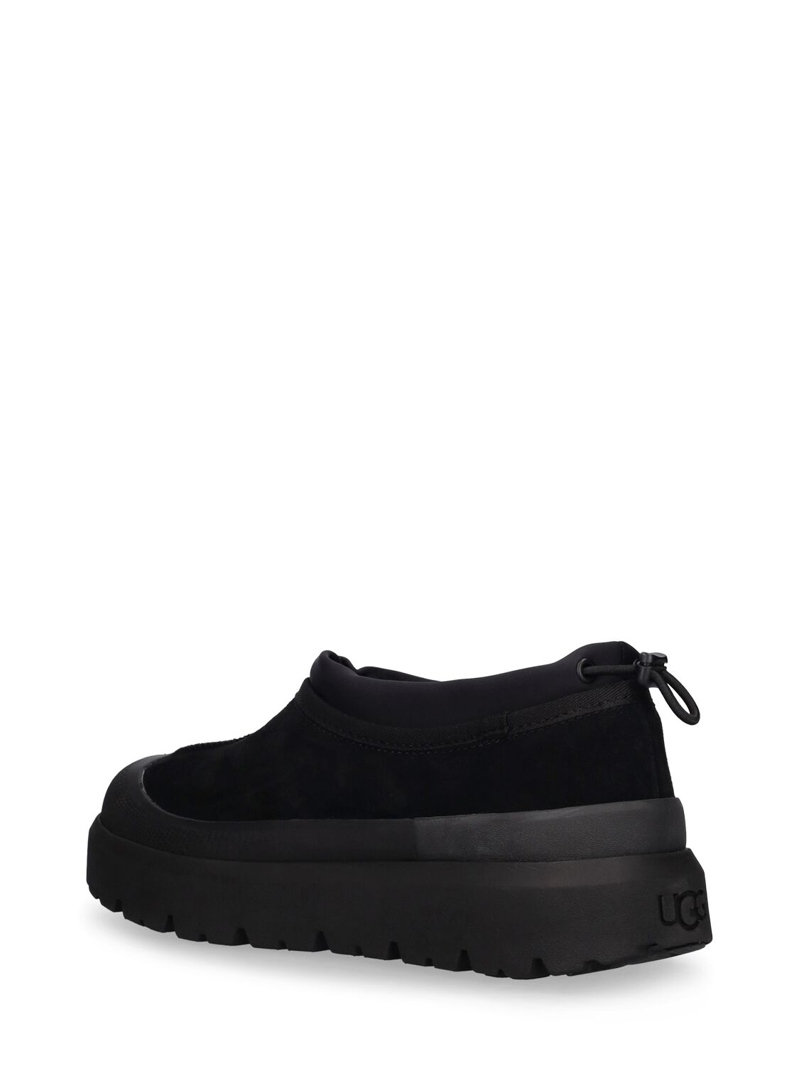 Shop Ugg Tasman Weather Hybrid Galosh Loafers In Black