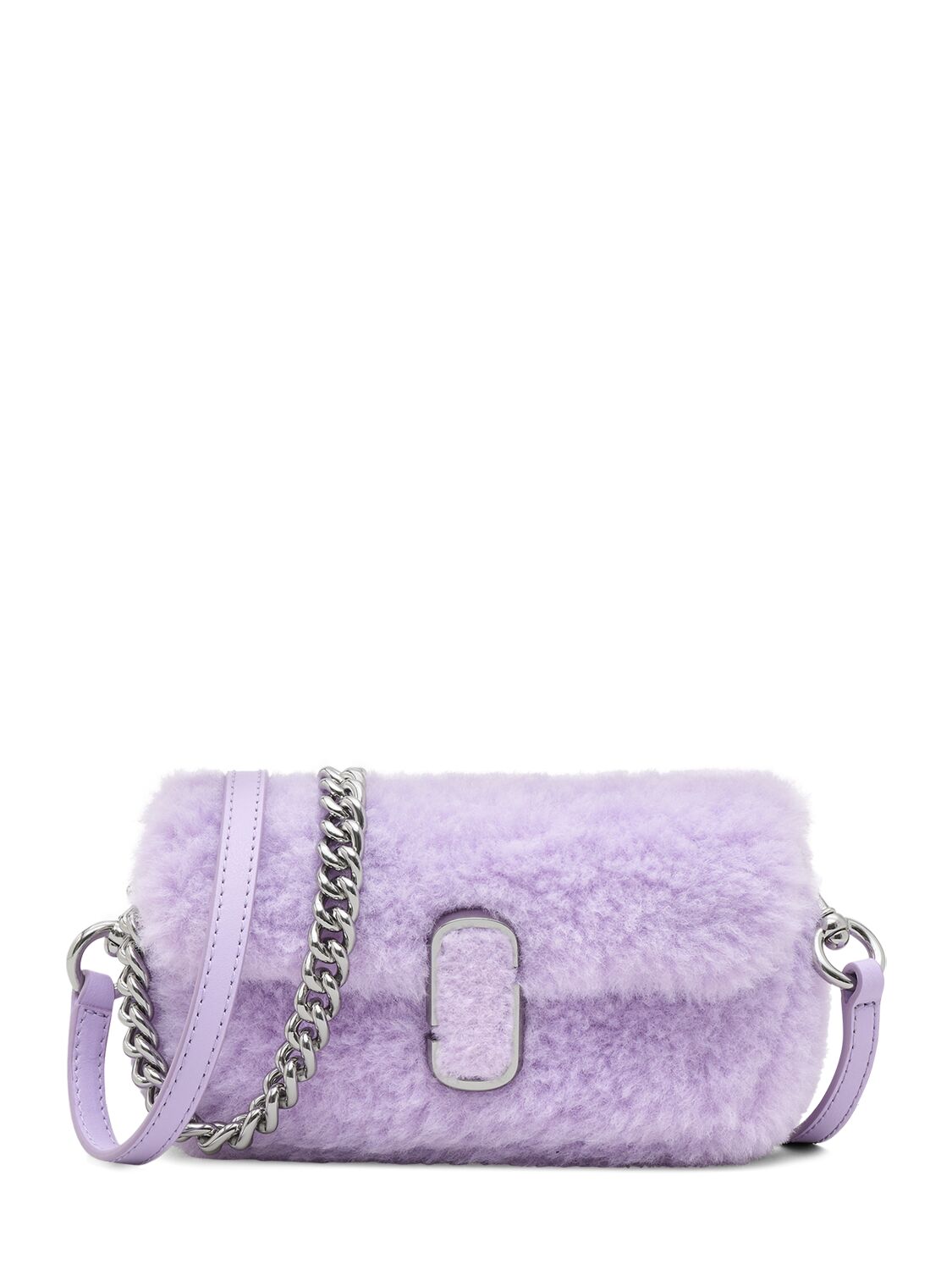 Marc Jacobs The Mini J Marc Chain Shoulder Bag In Lilac