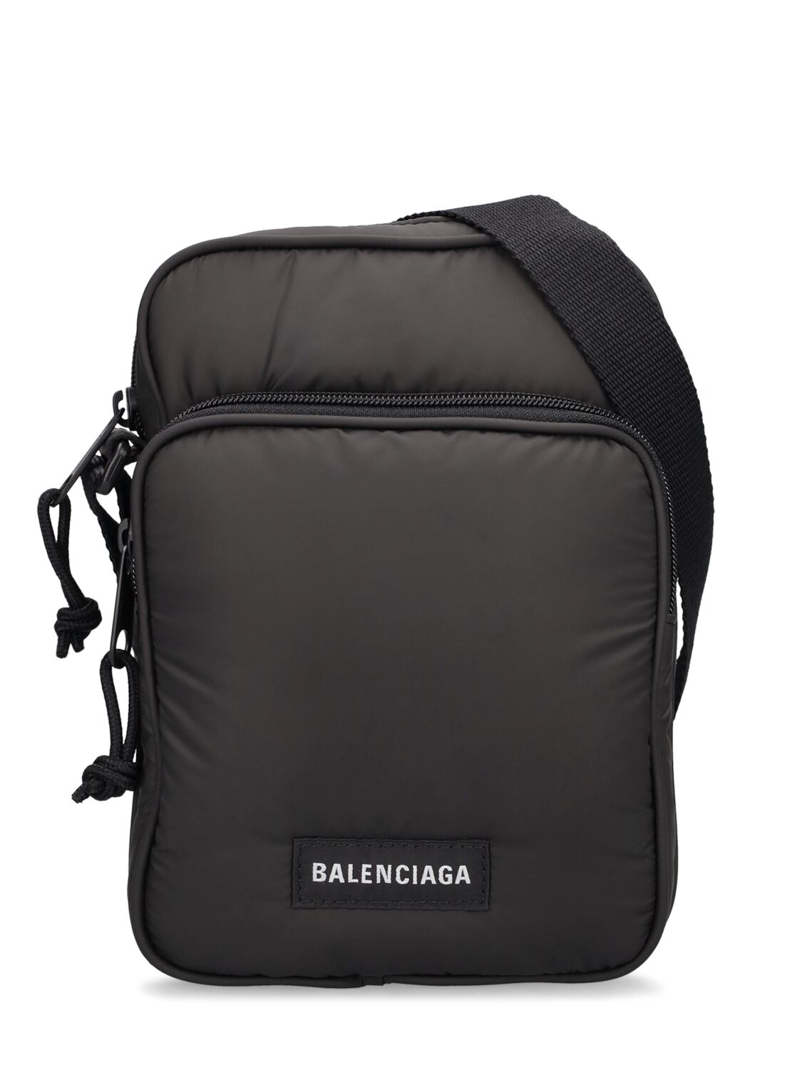 Balenciaga Explorer Zipped Crossbody Pouch In Black