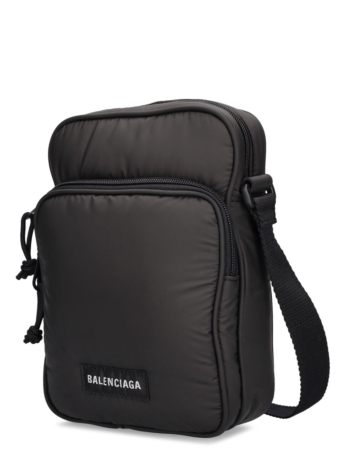 Shop Balenciaga Explorer Zipped Crossbody Pouch In Black
