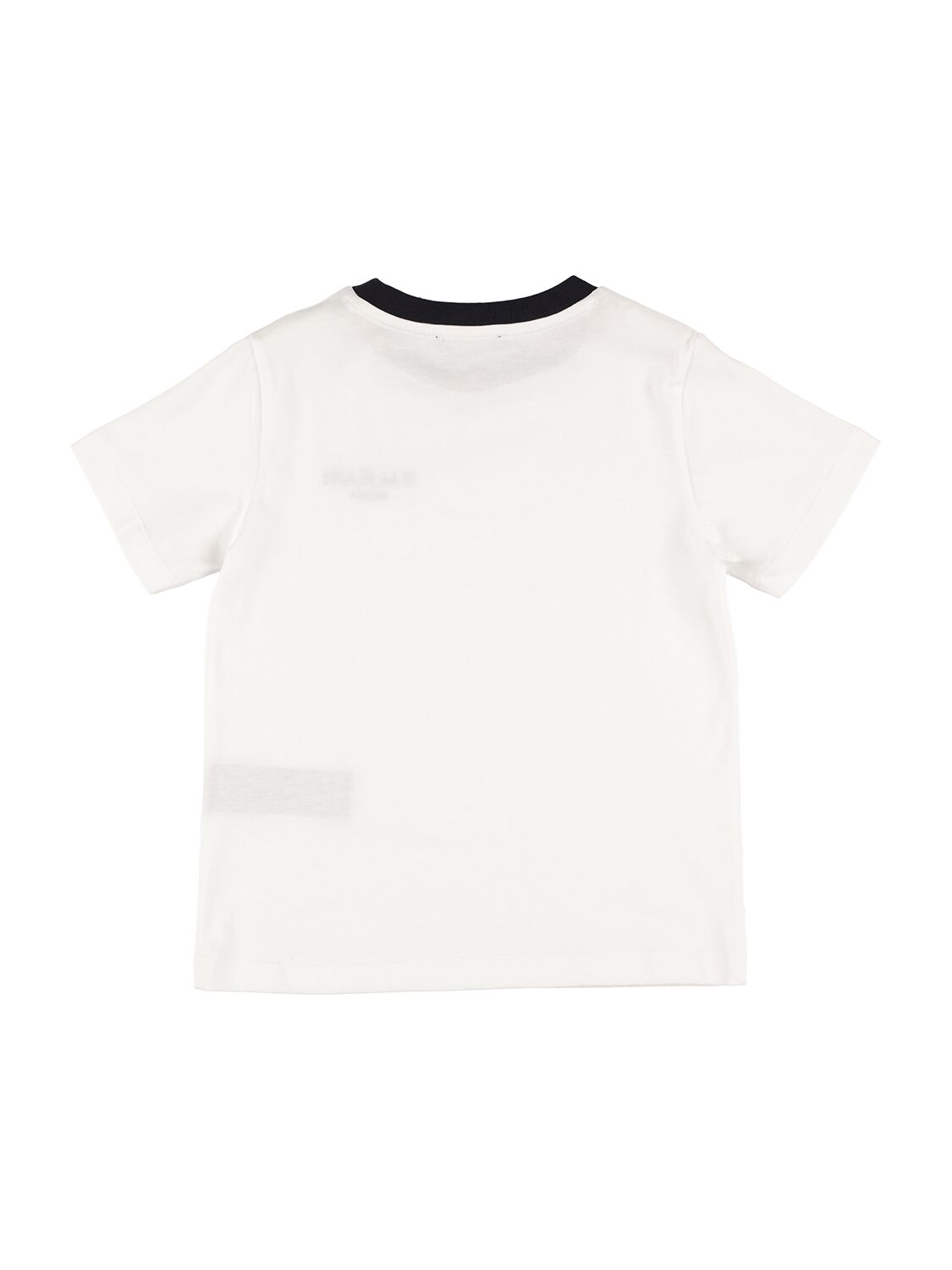 Balmain Kids' Organic Cotton Jersey T-shirt In White