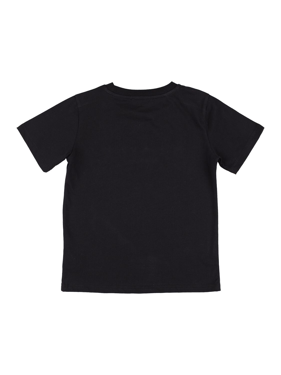 Shop Balmain Organic Cotton Jersey T-shirt In Black