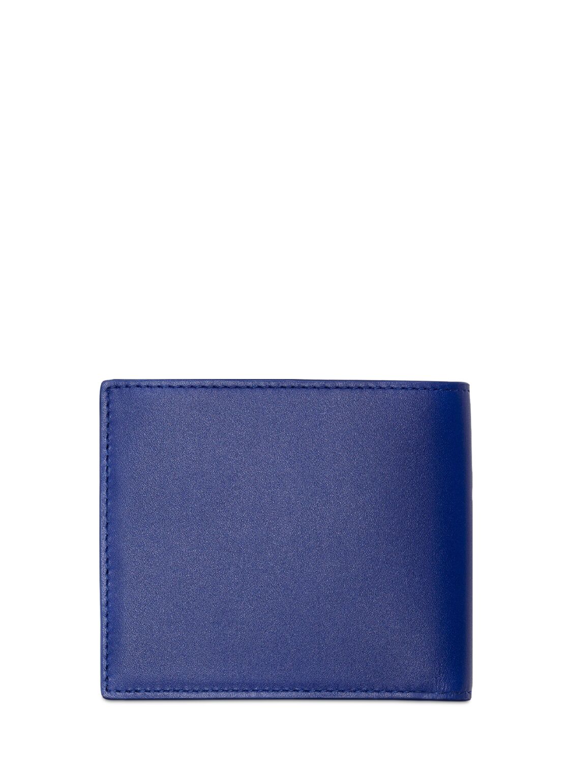 Shop Burberry Check Embossed Leather Wallet In Knight