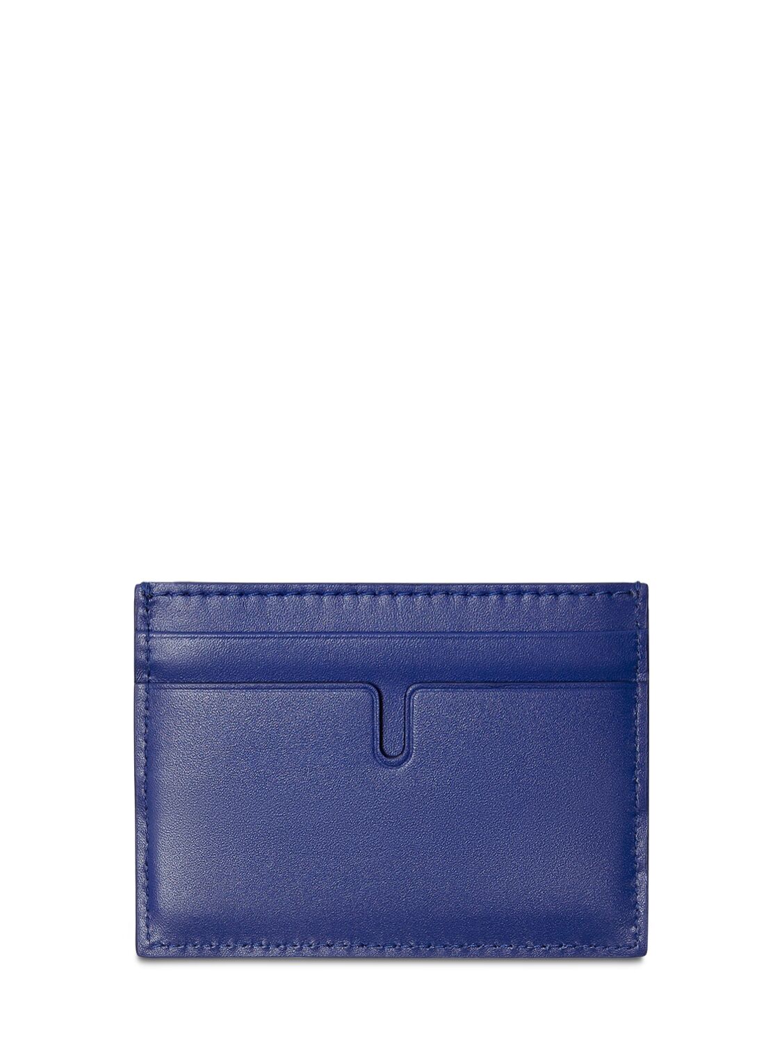 Shop Burberry Sandon Check Embossed Card Holder In Knight