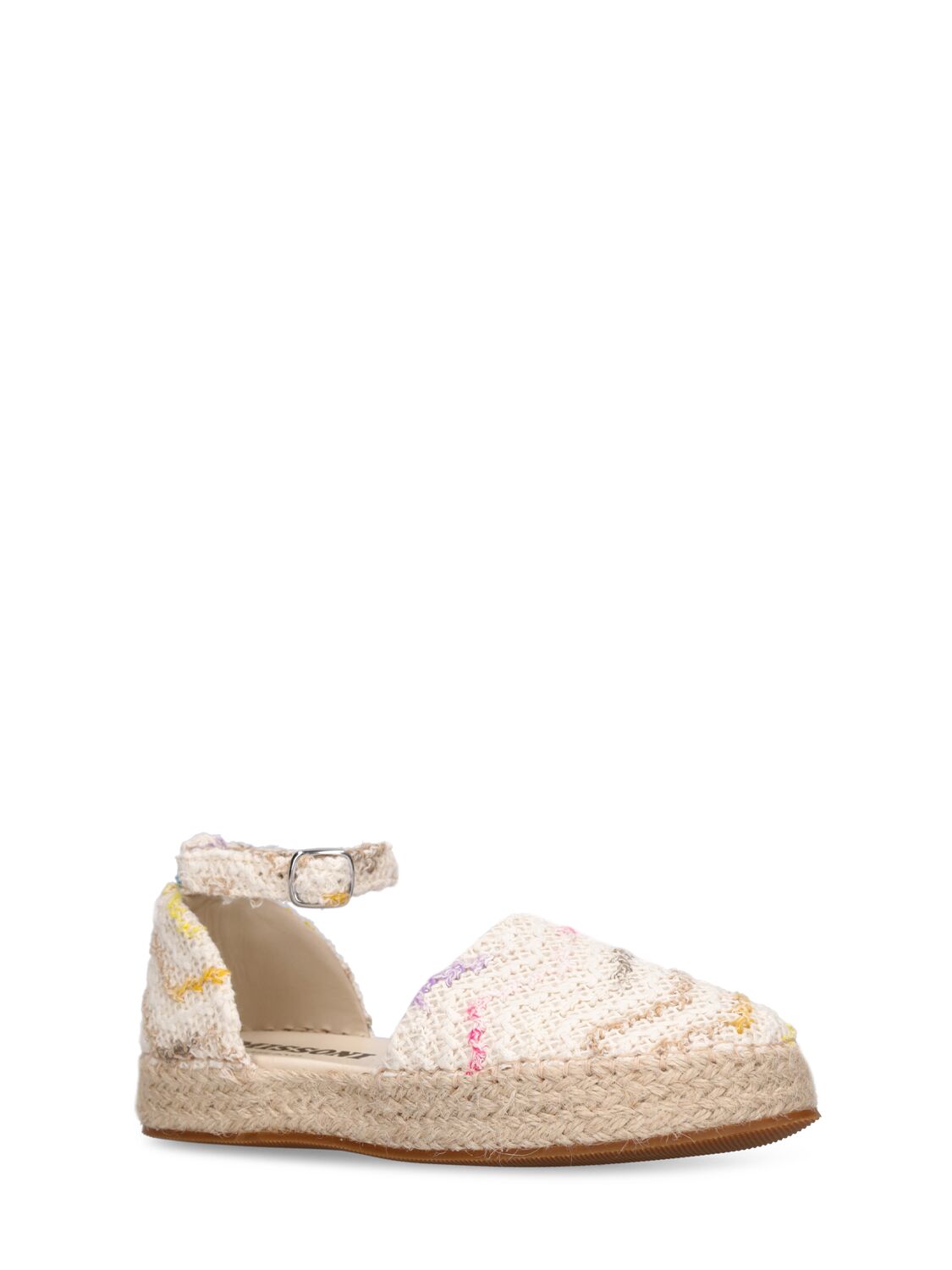 Shop Missoni Zig Zag Knit Espadrilles In Multicolor