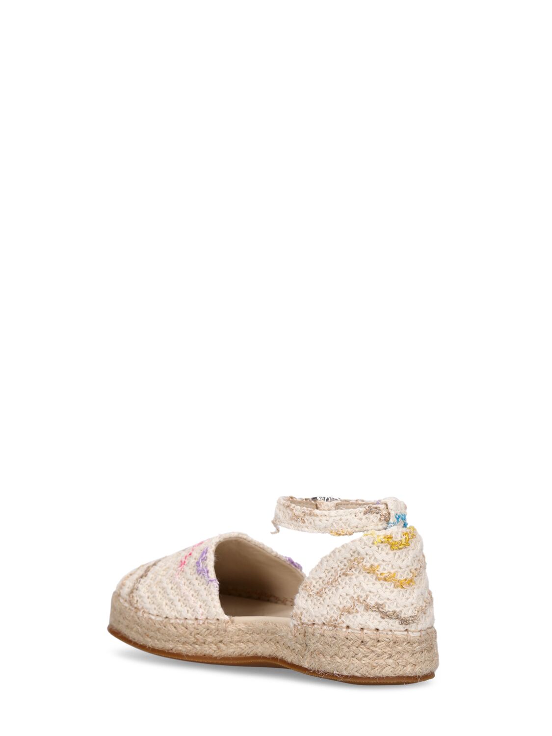 Shop Missoni Zig Zag Knit Espadrilles In Multicolor