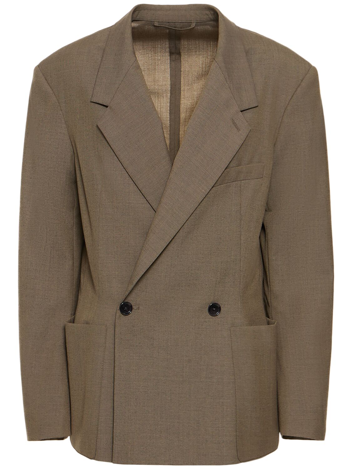 Soft Tailored Wool Blend Jacket