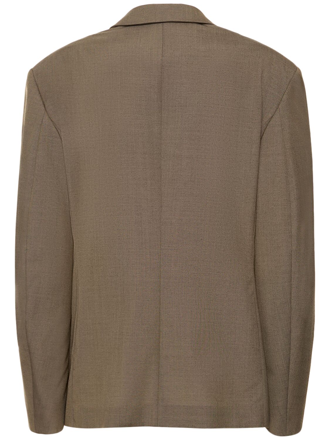 Shop Lemaire Soft Tailored Wool Blend Jacket In Beige
