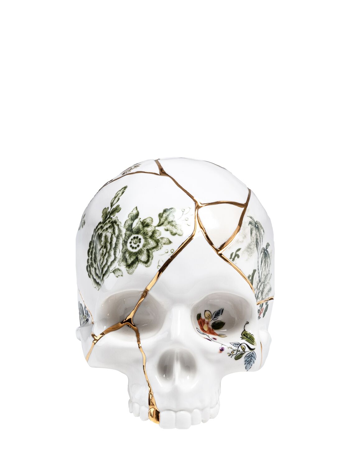 Shop Seletti Kintsugi Skull In White