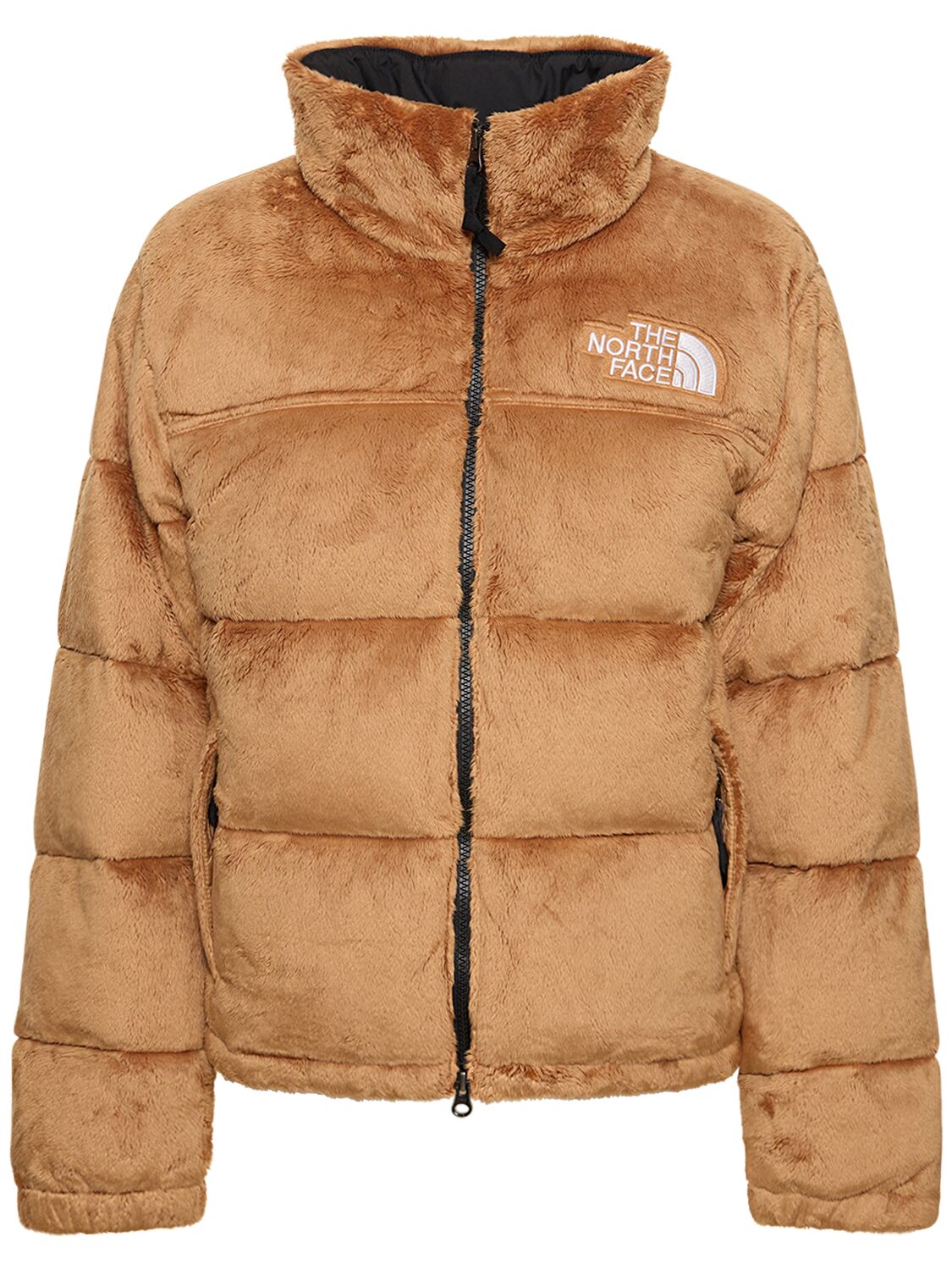 The North Face Versa Velour Nuptse Down Jacket In Brown