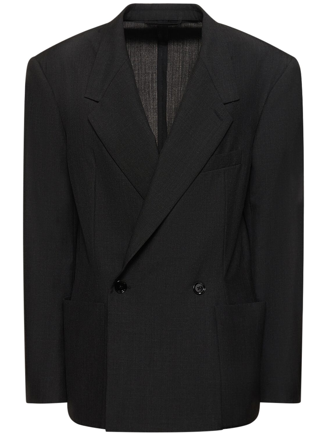 Image of Soft Tailored Wool Blend Jacket