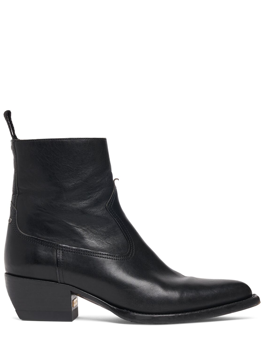 45mm Debbie Leather Ankle Boots