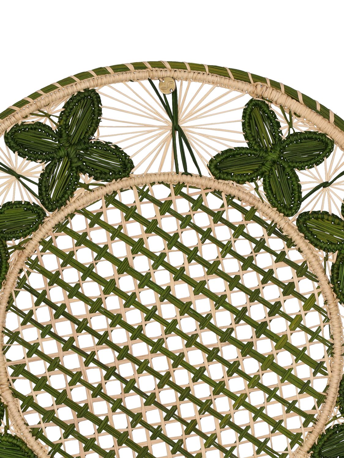 Shop Cabana Louloudi Woven Placemat In Green