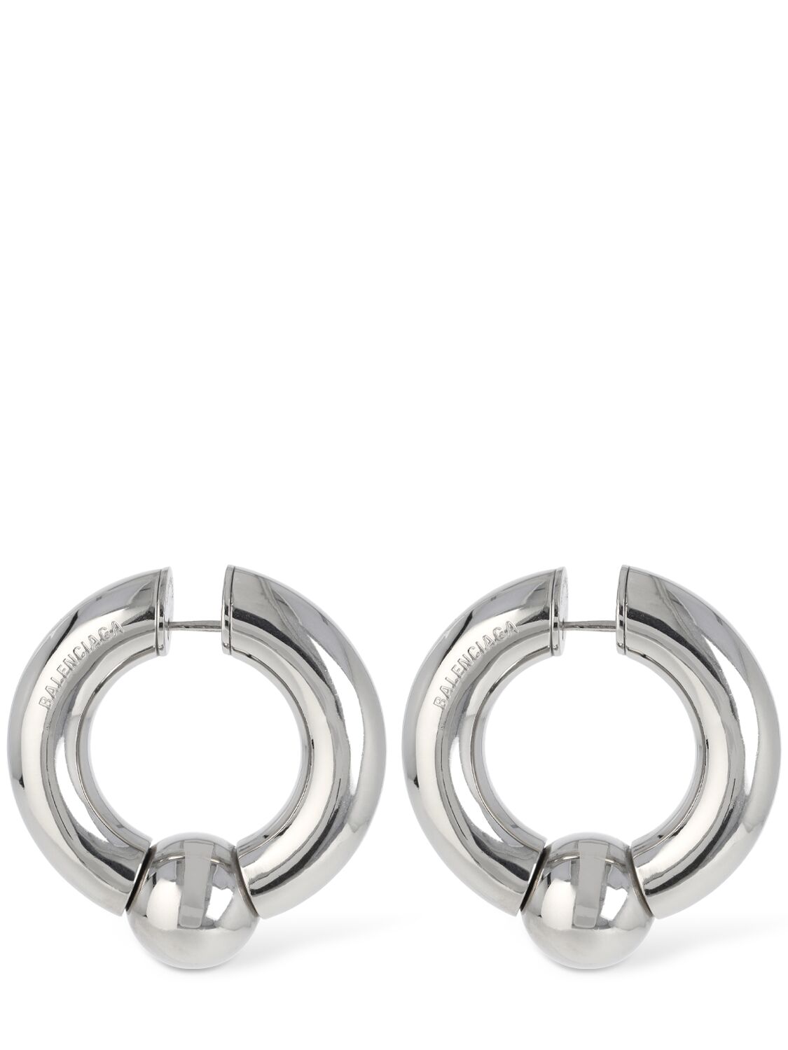 Balenciaga Saturne earrings - Silver