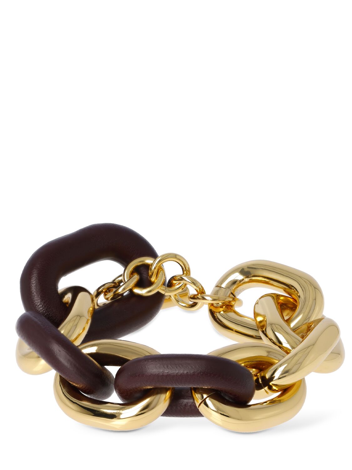 RABANNE XL LINK LEATHER BRACELET