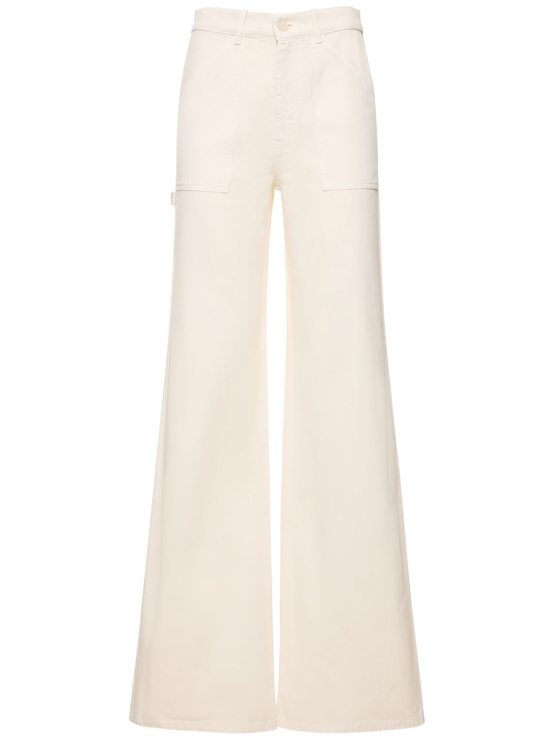 Nili Lotan Cotton Dillon Pant In White | ModeSens