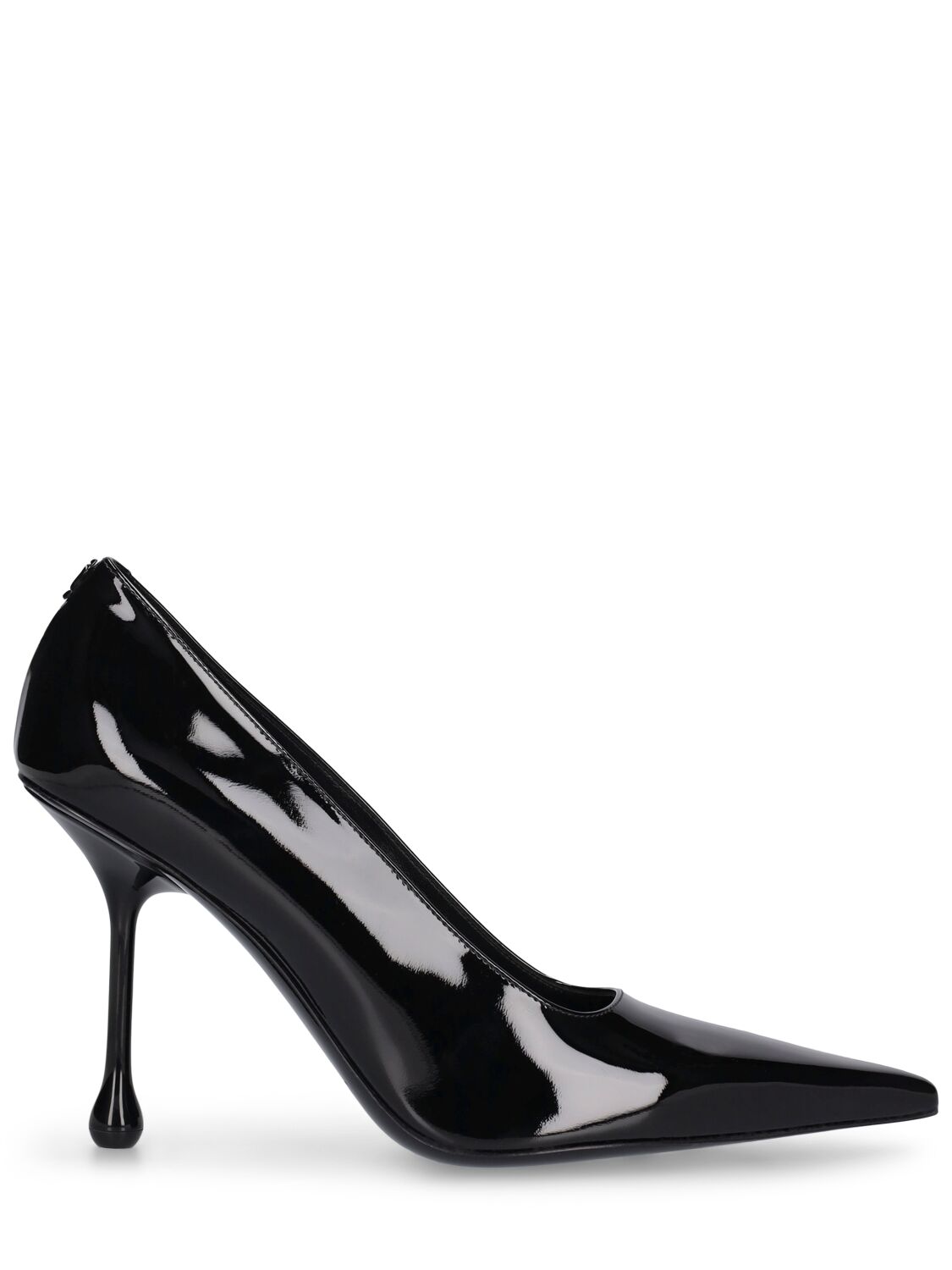 Shop Jimmy Choo 95mm Ixia Patent Leather Pumps In Black