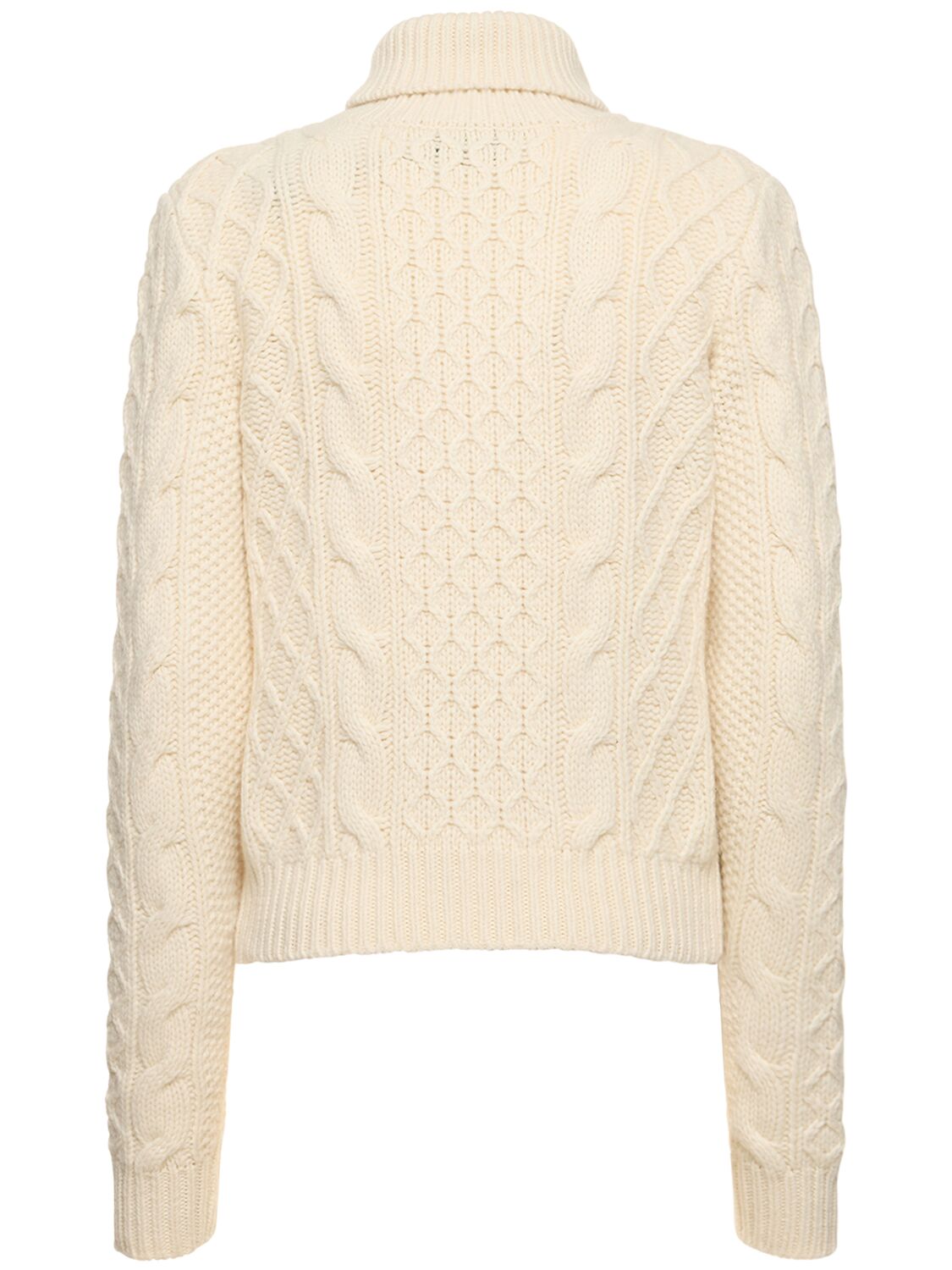 Shop Nili Lotan Andrina Cashmere & Wool Sweater In Ivory