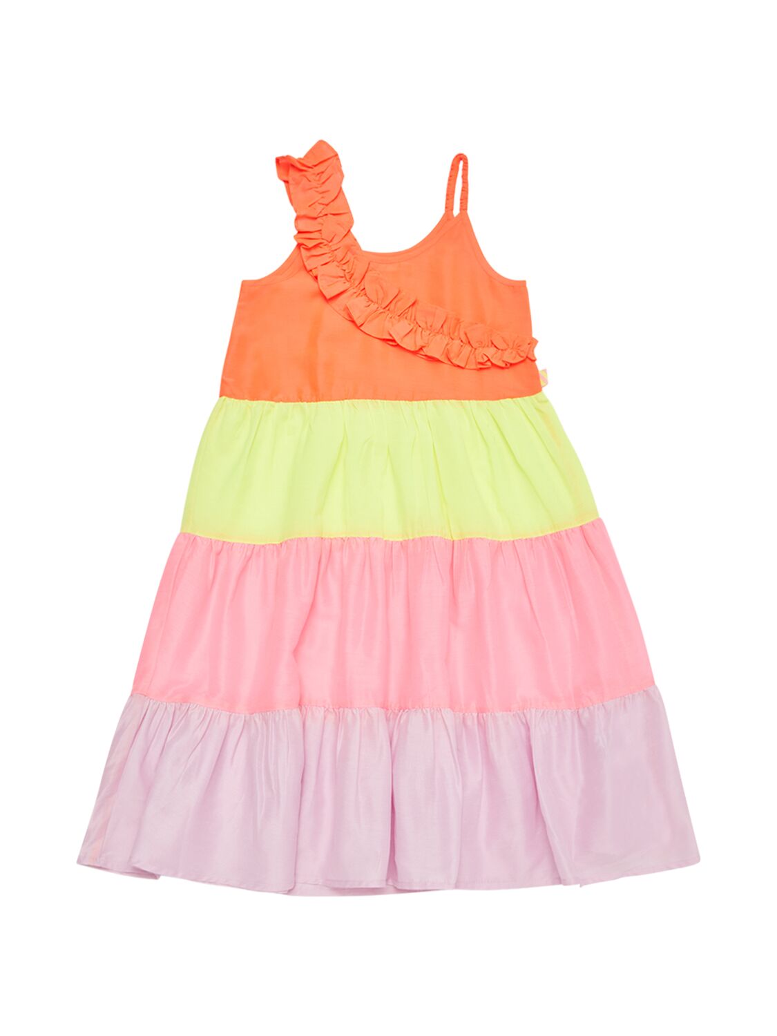Billieblush Kids' Color Block Tech Dress In Multicolor