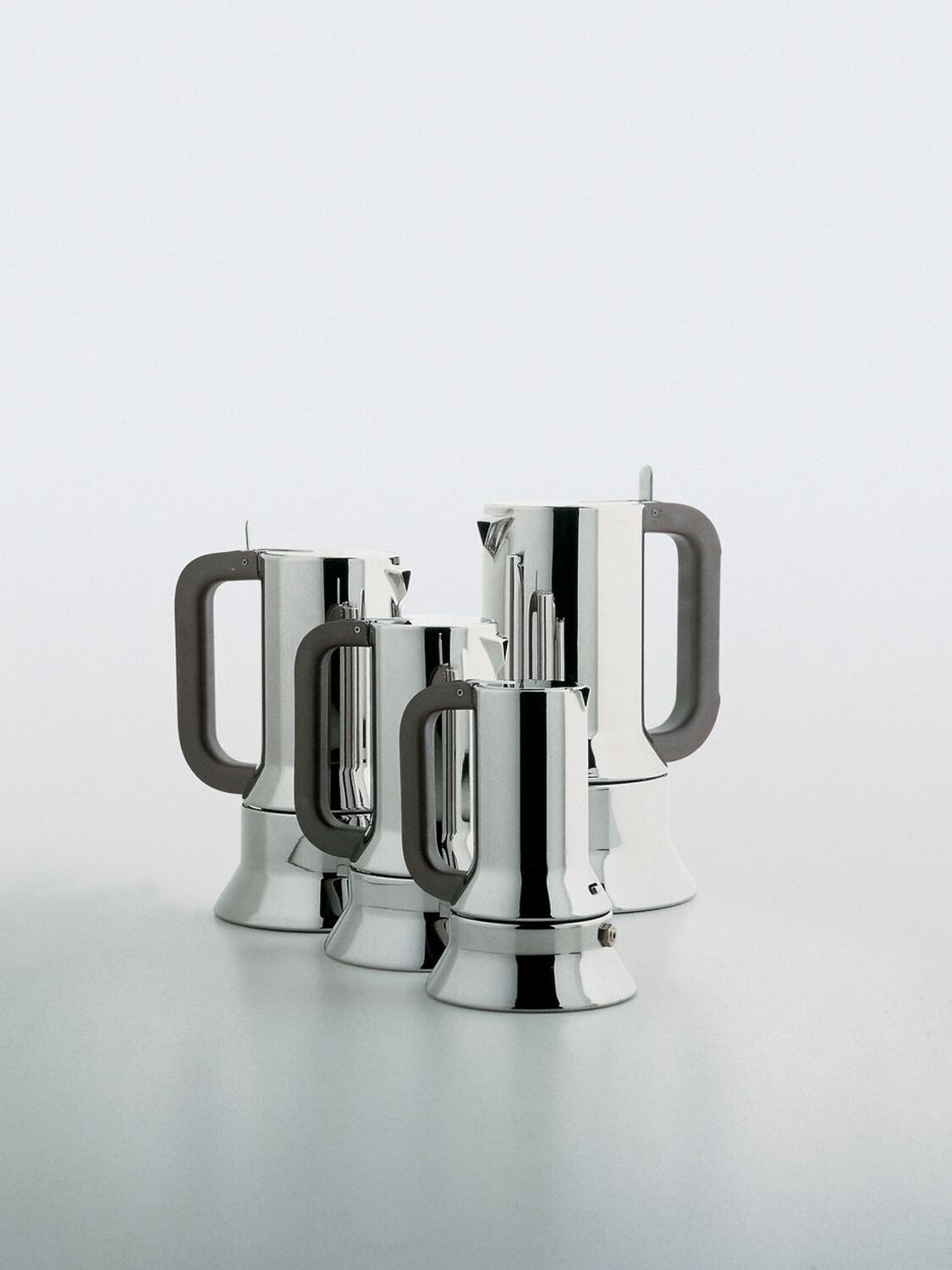 Shop Alessi 9090/3 Steel Coffee Maker In Silver