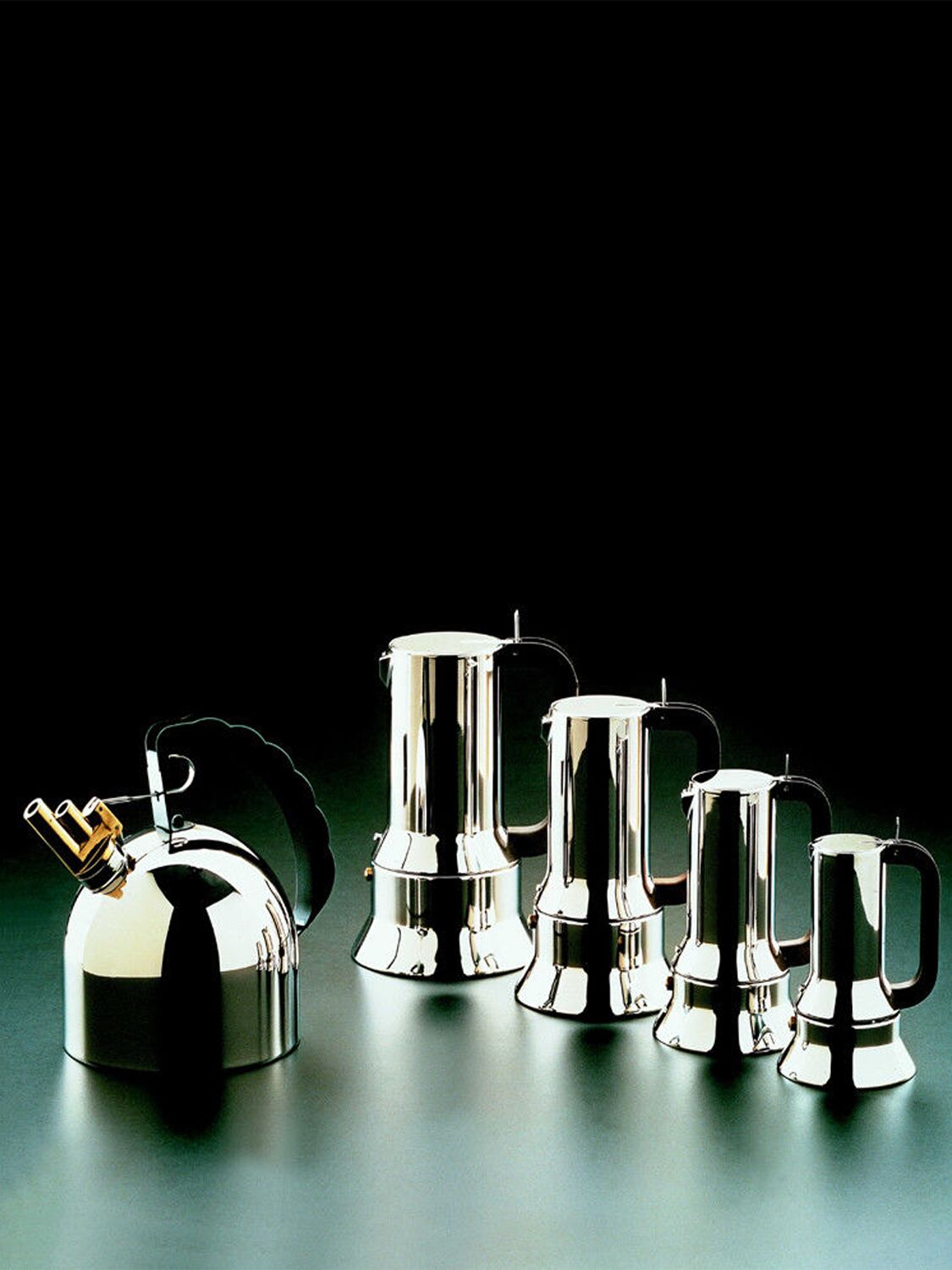 Shop Alessi 9090/3 Steel Coffee Maker In Silver
