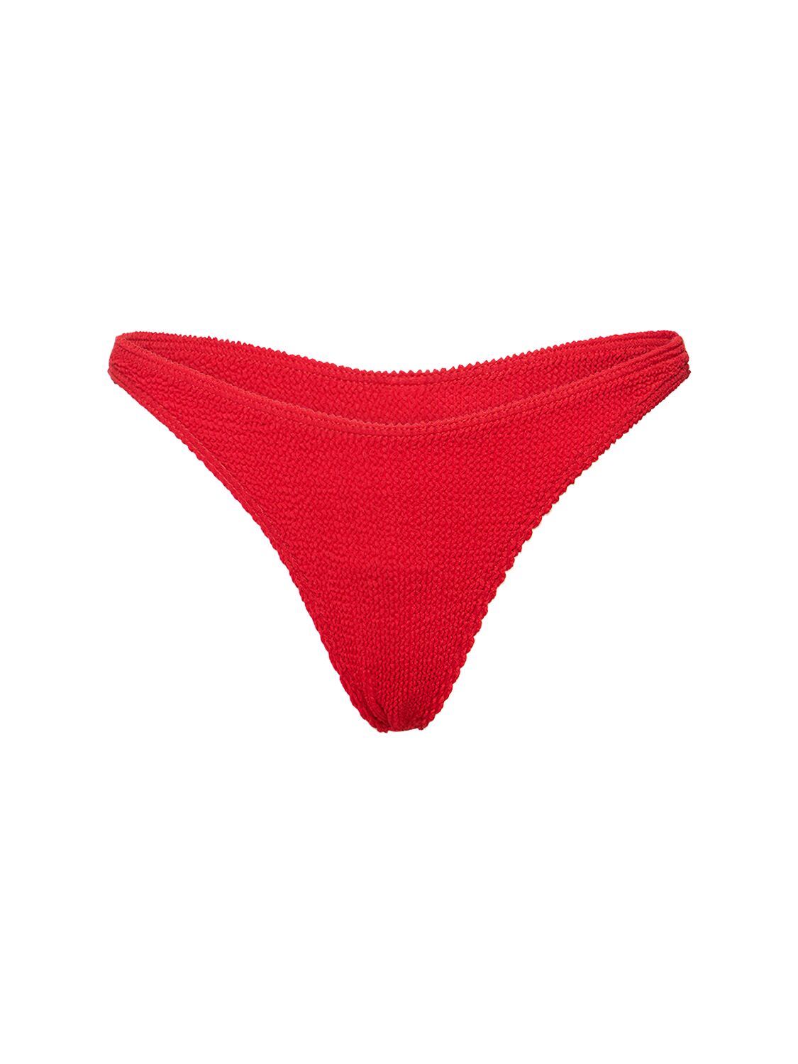Bond Eye Sinner Seersucker Bikini Bottoms In Red