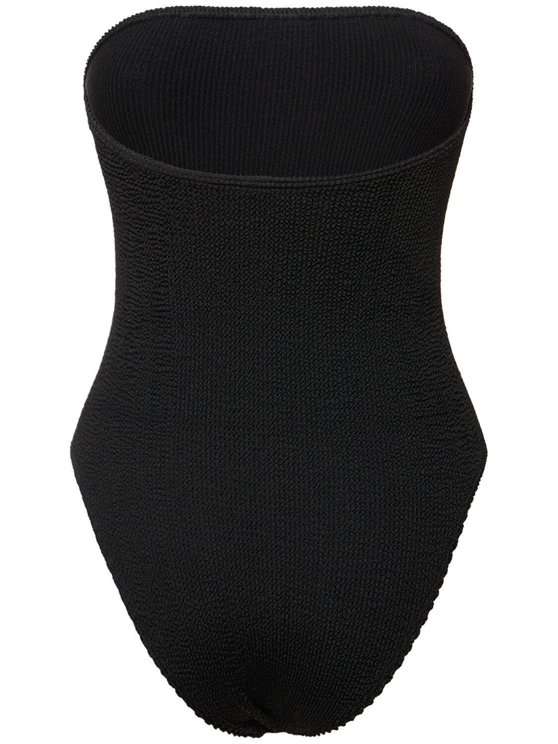 Shop Bond Eye Fane One-piece Bandeau Swimsuit In Black
