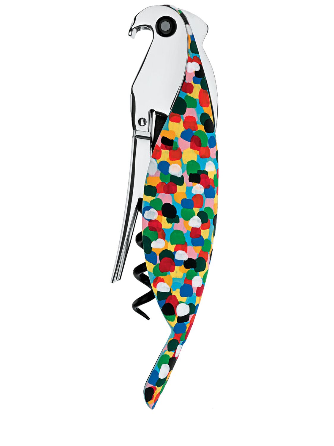 Alessi Parrot Bottle Opener In Multicolor