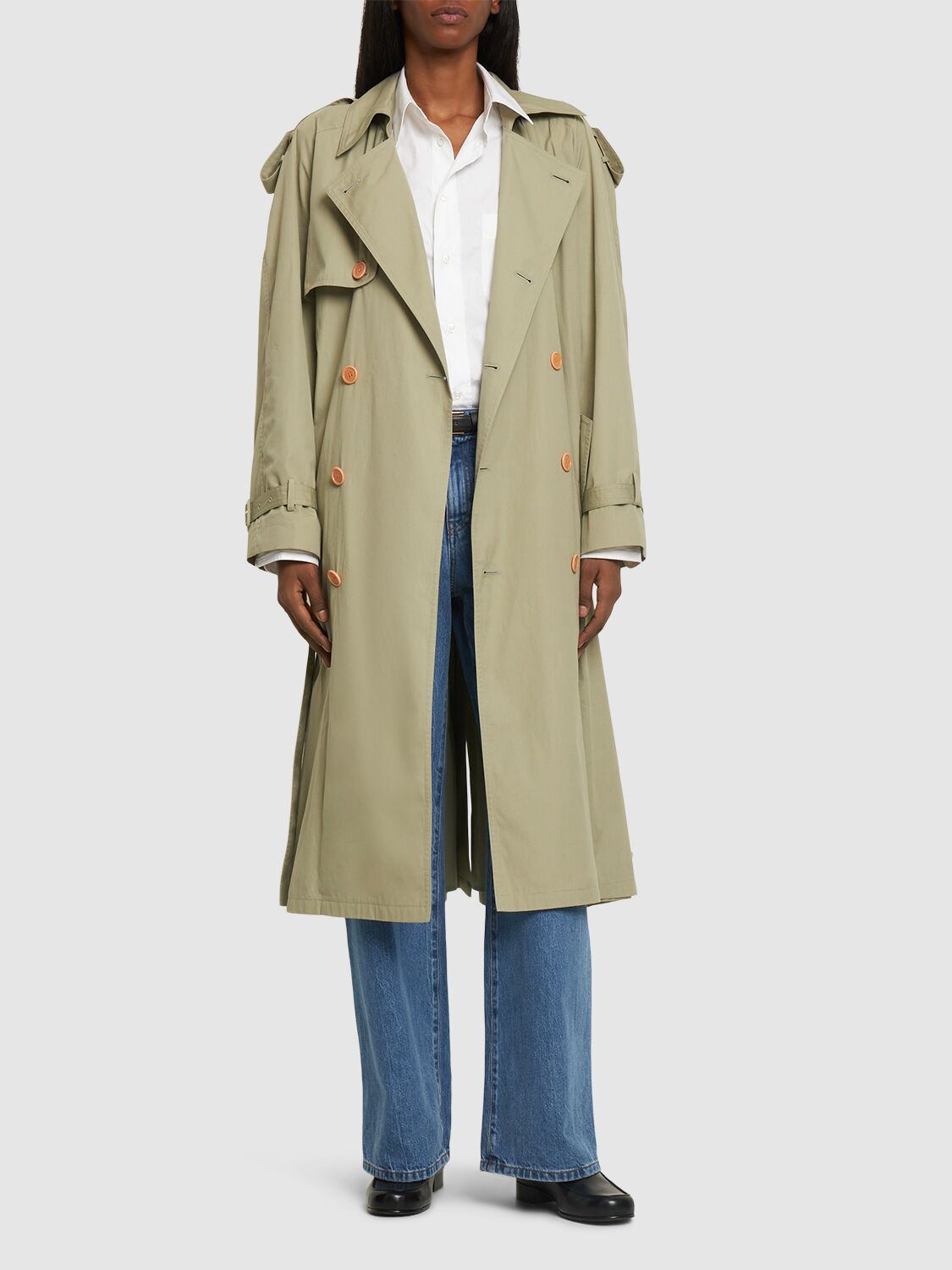 The Row Brown Maia Trench Coat