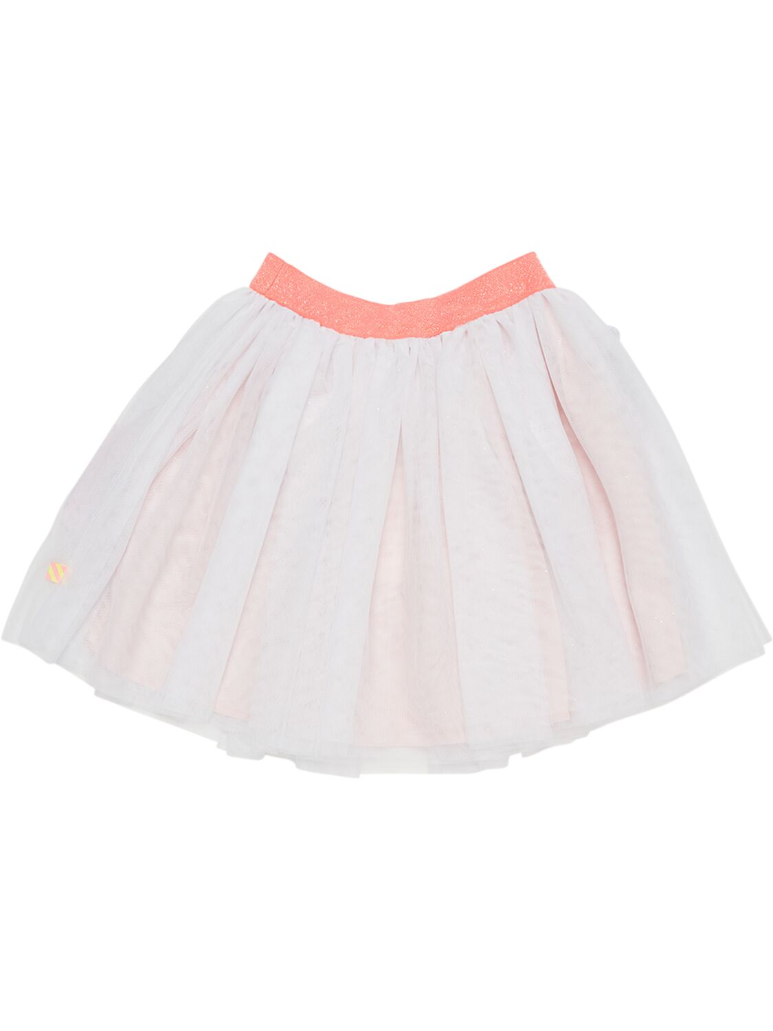 Shop Billieblush Tulle Skirt W/ Appliqués In White