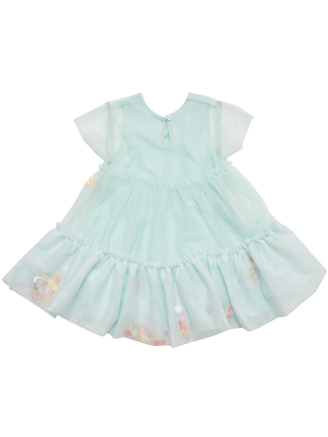 Shop Billieblush Tulle Dress & Diaper Cover In Light Blue