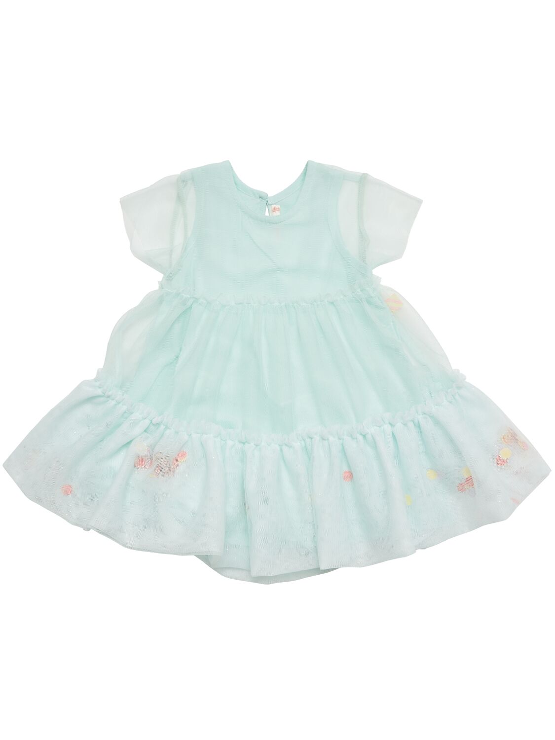 Shop Billieblush Tulle Dress & Diaper Cover In Light Blue