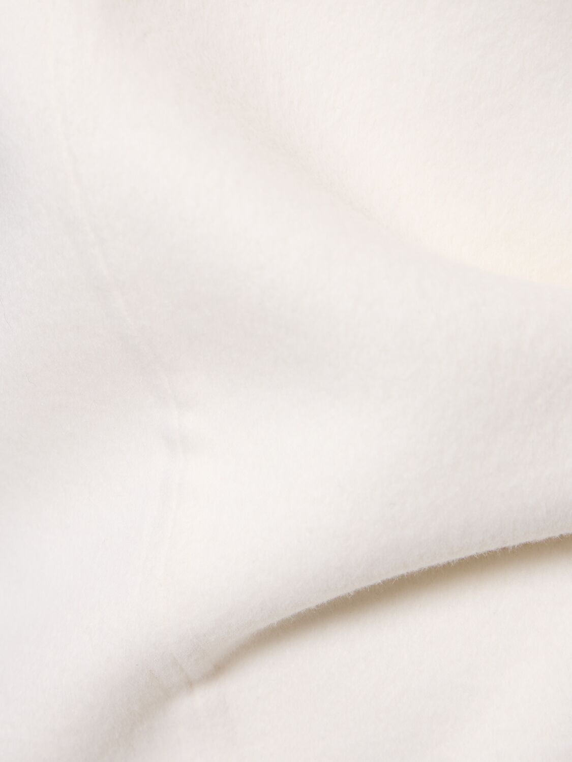 Shop Michael Kors Wool Blend Double V Neck Mini Dress In Ivory