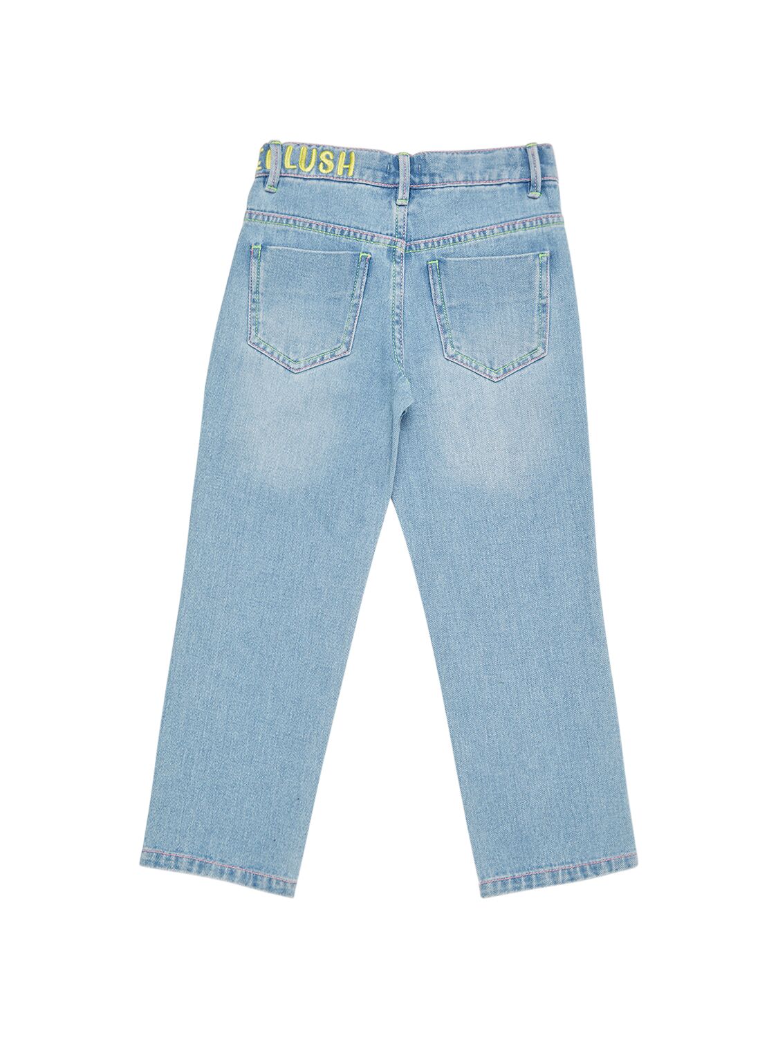 Shop Billieblush Embroidered Cotton Denim Jeans
