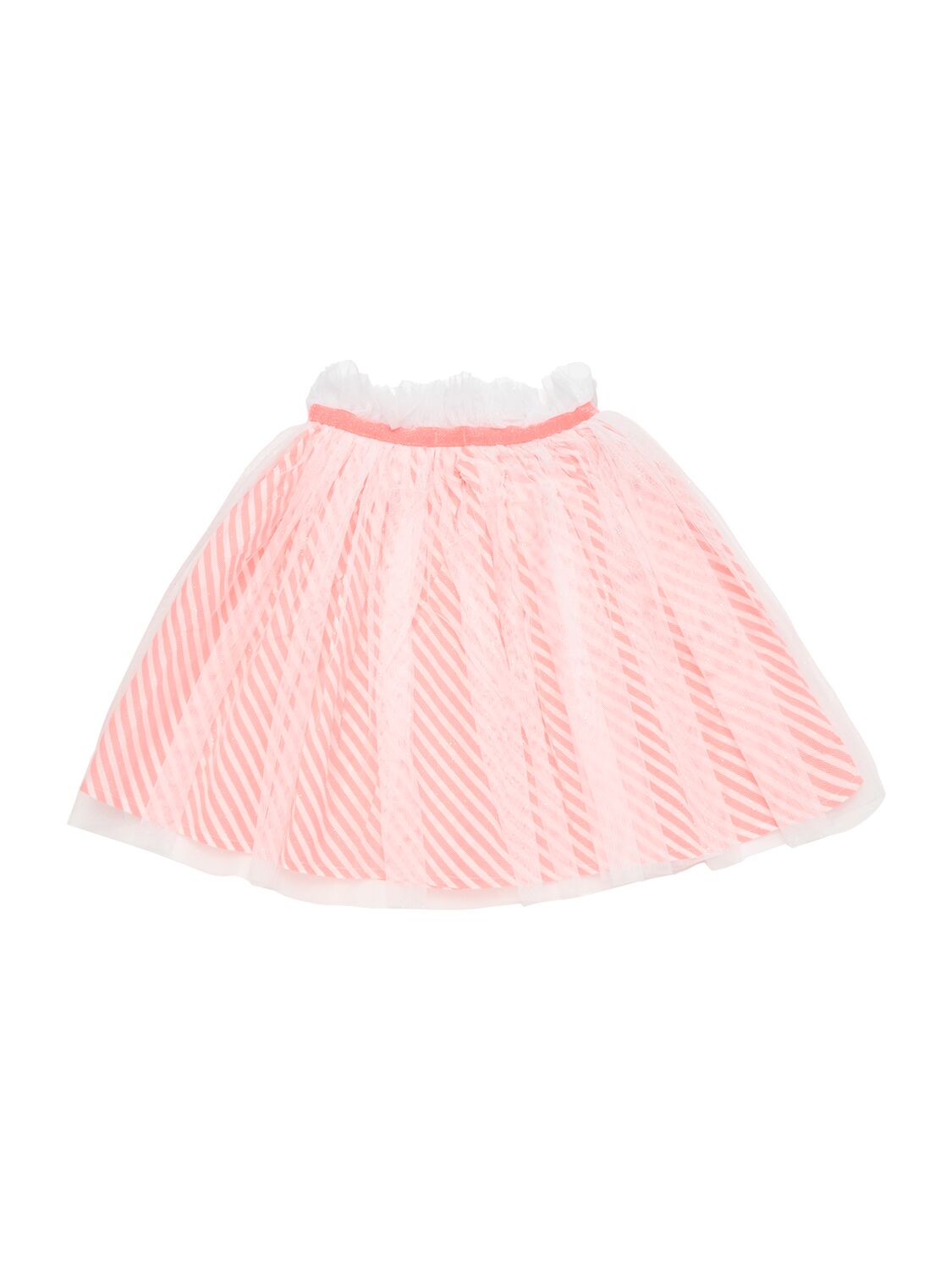 Shop Billieblush Glittered Tulle Skirt W/ Scrunchy In Multicolor