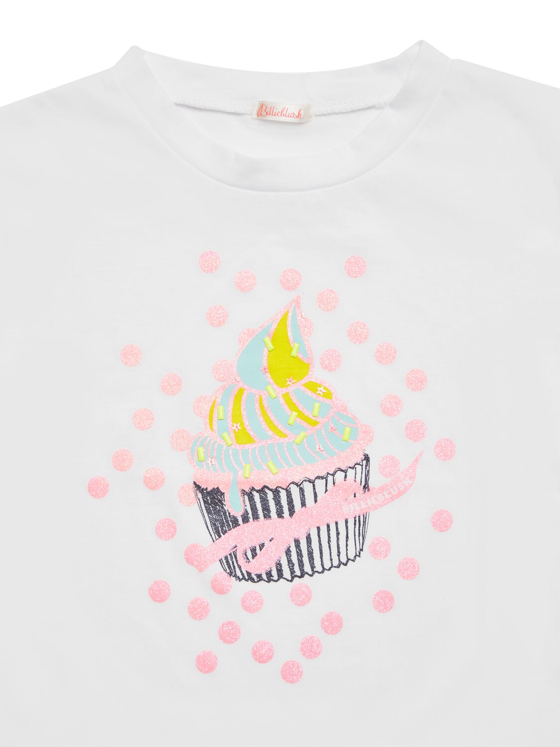 Shop Billieblush Cupcake Print Cotton T-shirt In White