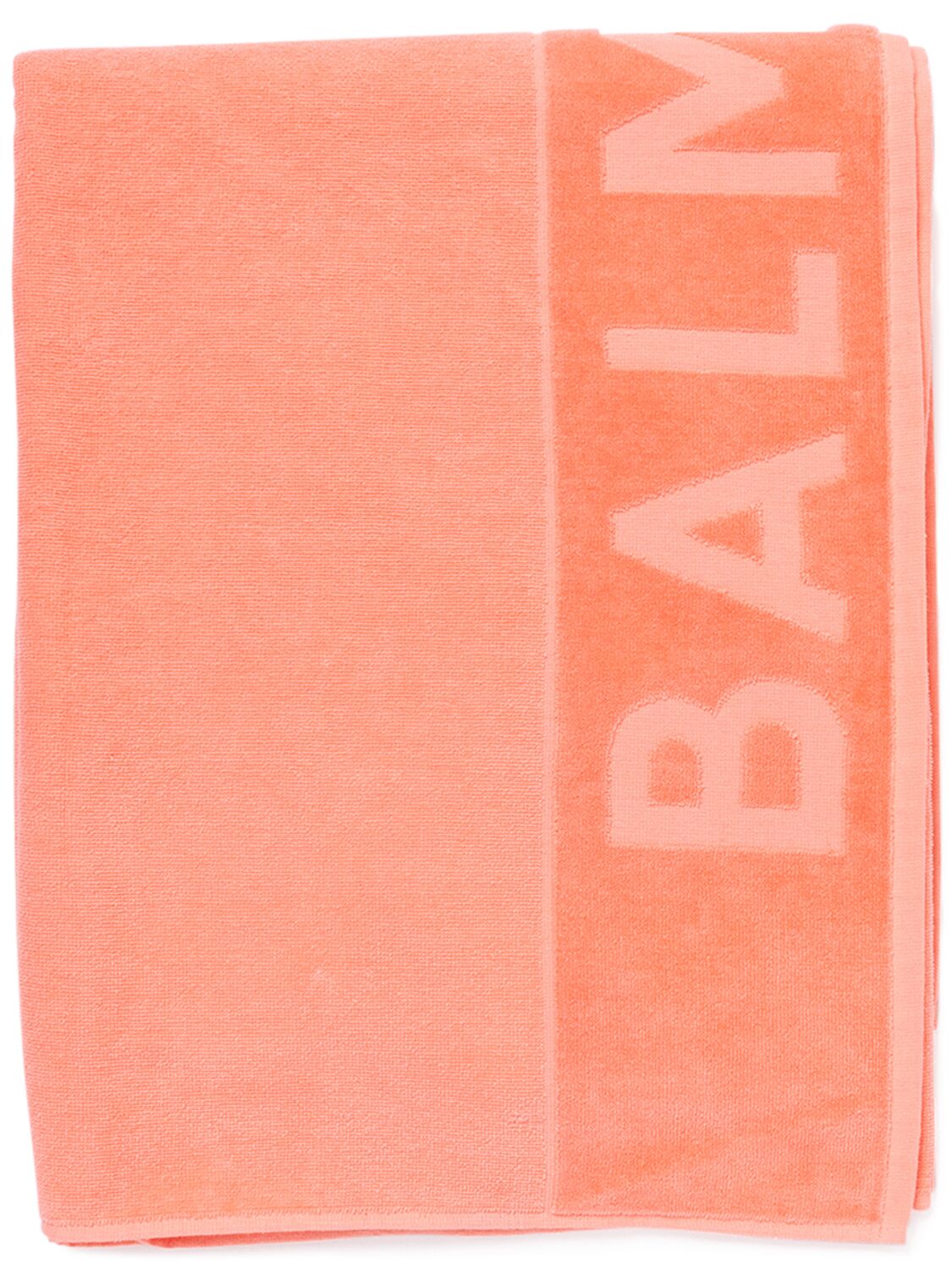 Image of Logo Cotton Terry Beach Towel