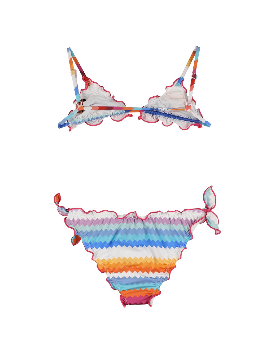 Shop Missoni Printed Jersey Bikini In Multicolor