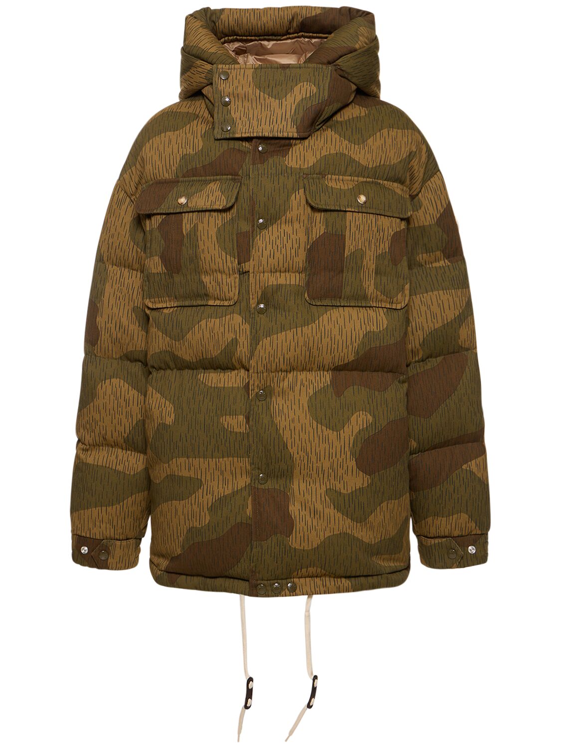 Moncler Genius Moncler X Palm Angels Down Jacket In Brown