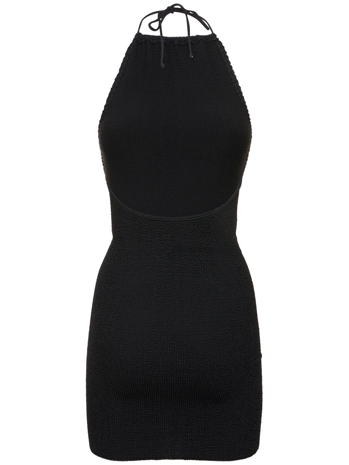 Shop Bond Eye Imogen Mini Halter Dress In Black