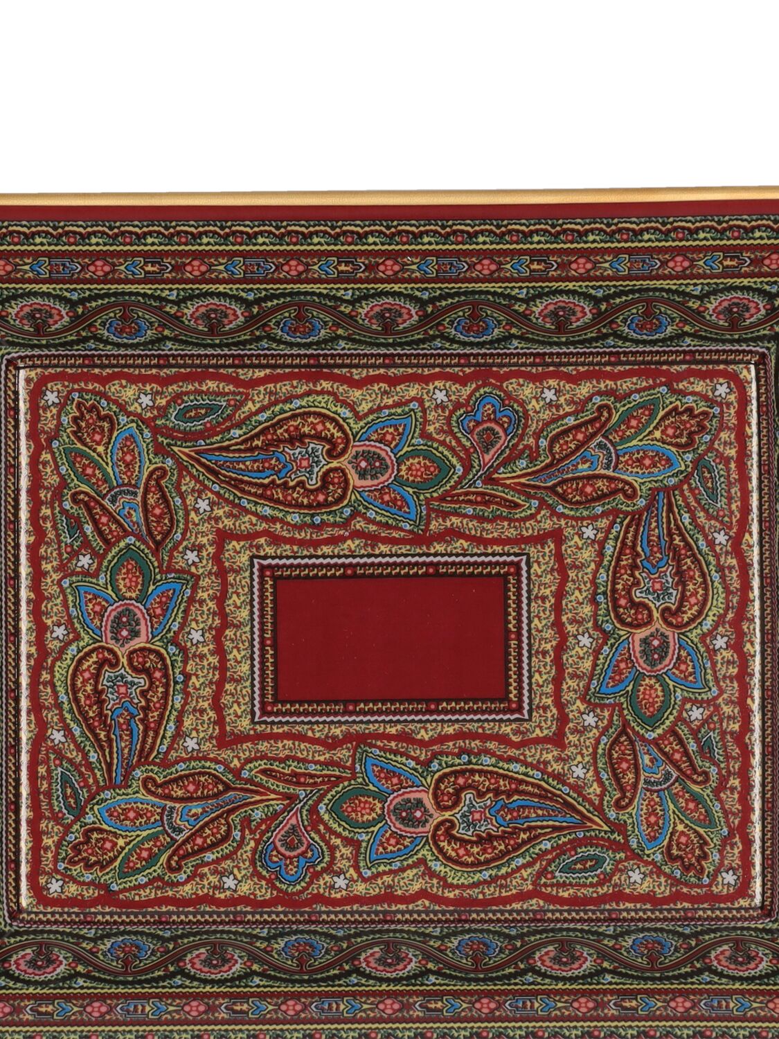 Shop Etro Amanti Porcelain Valet Tray In Red