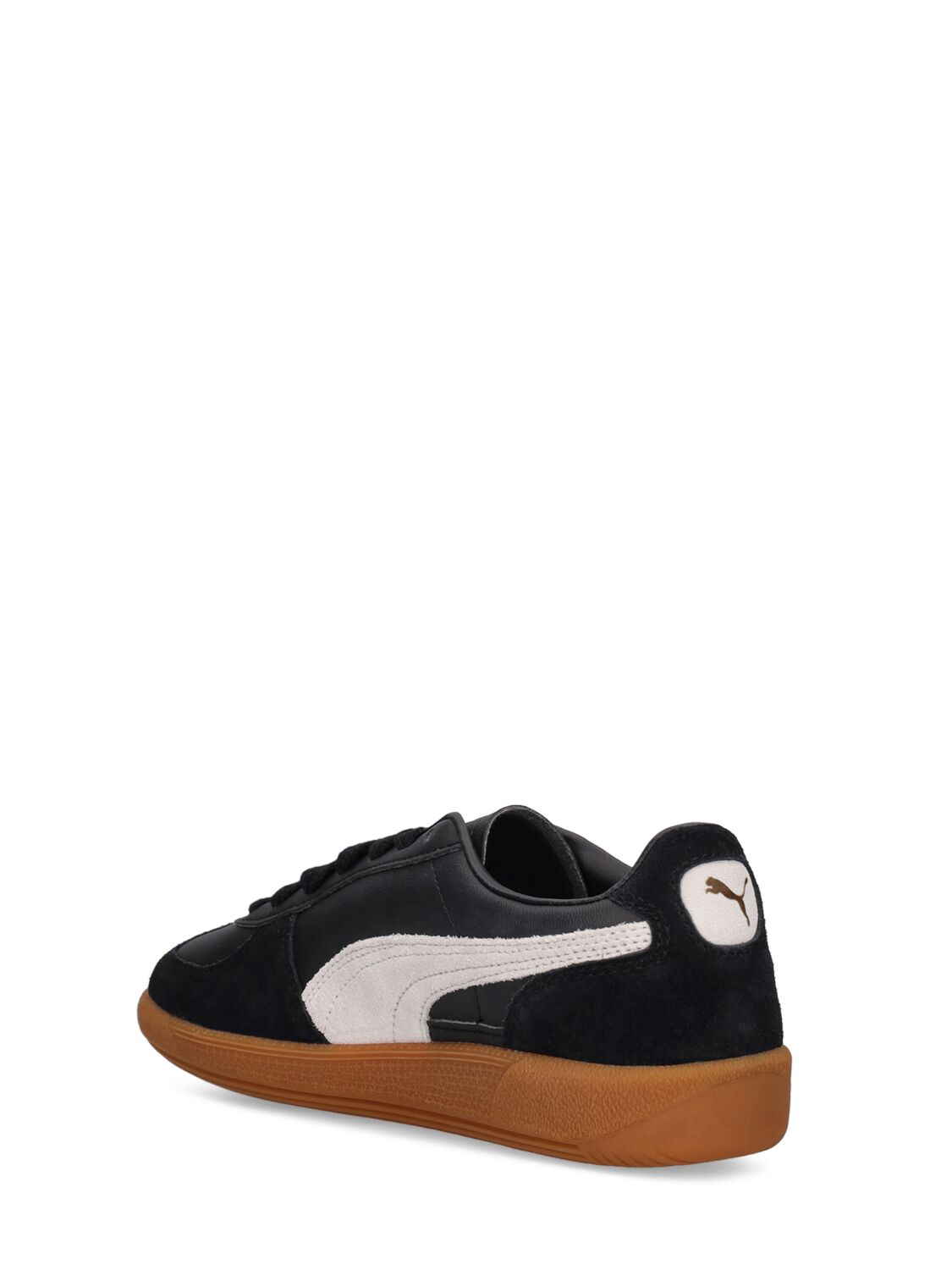 Shop Puma Palermo Sneakers In  Black,grey
