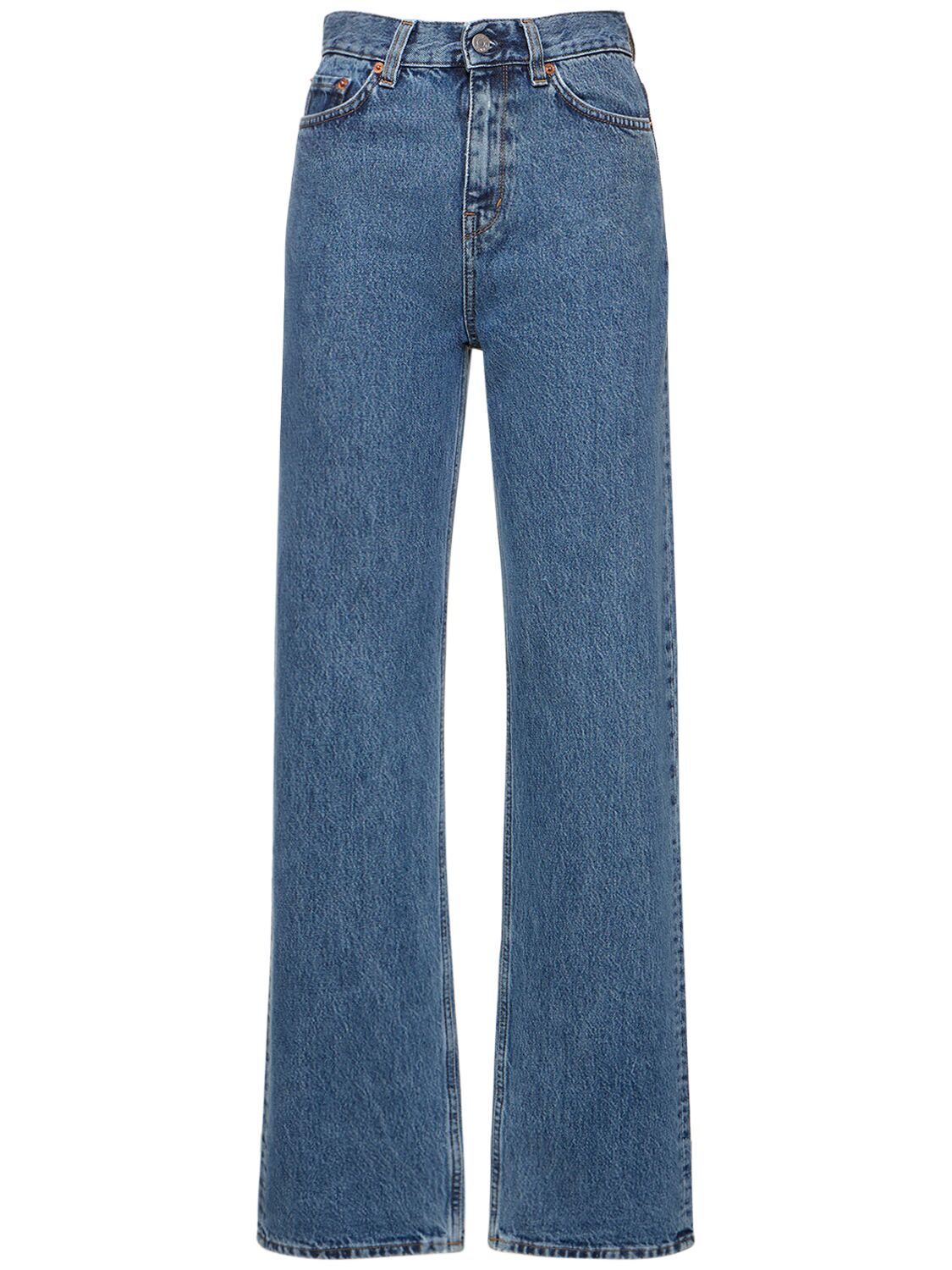 Sporty And Rich Loose Fit Denim Jeans In Light Blue