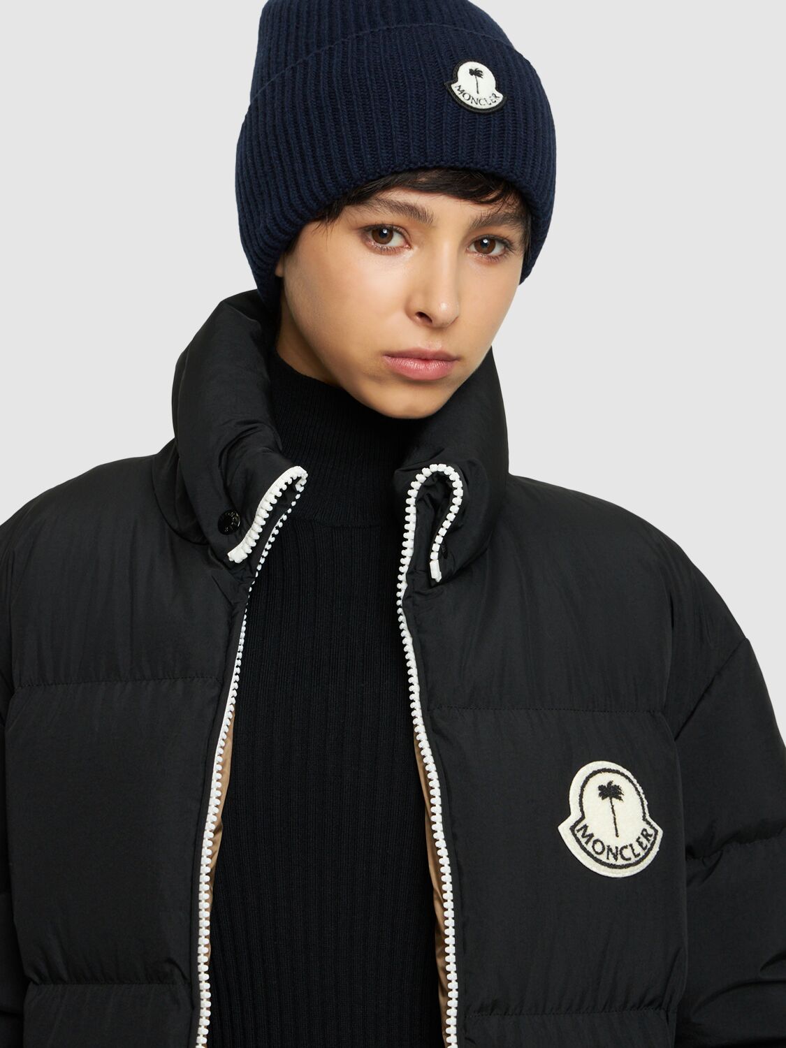 MONCLER GENIUS Moncler X Palm Angels Carded Wool Beanie | Smart Closet