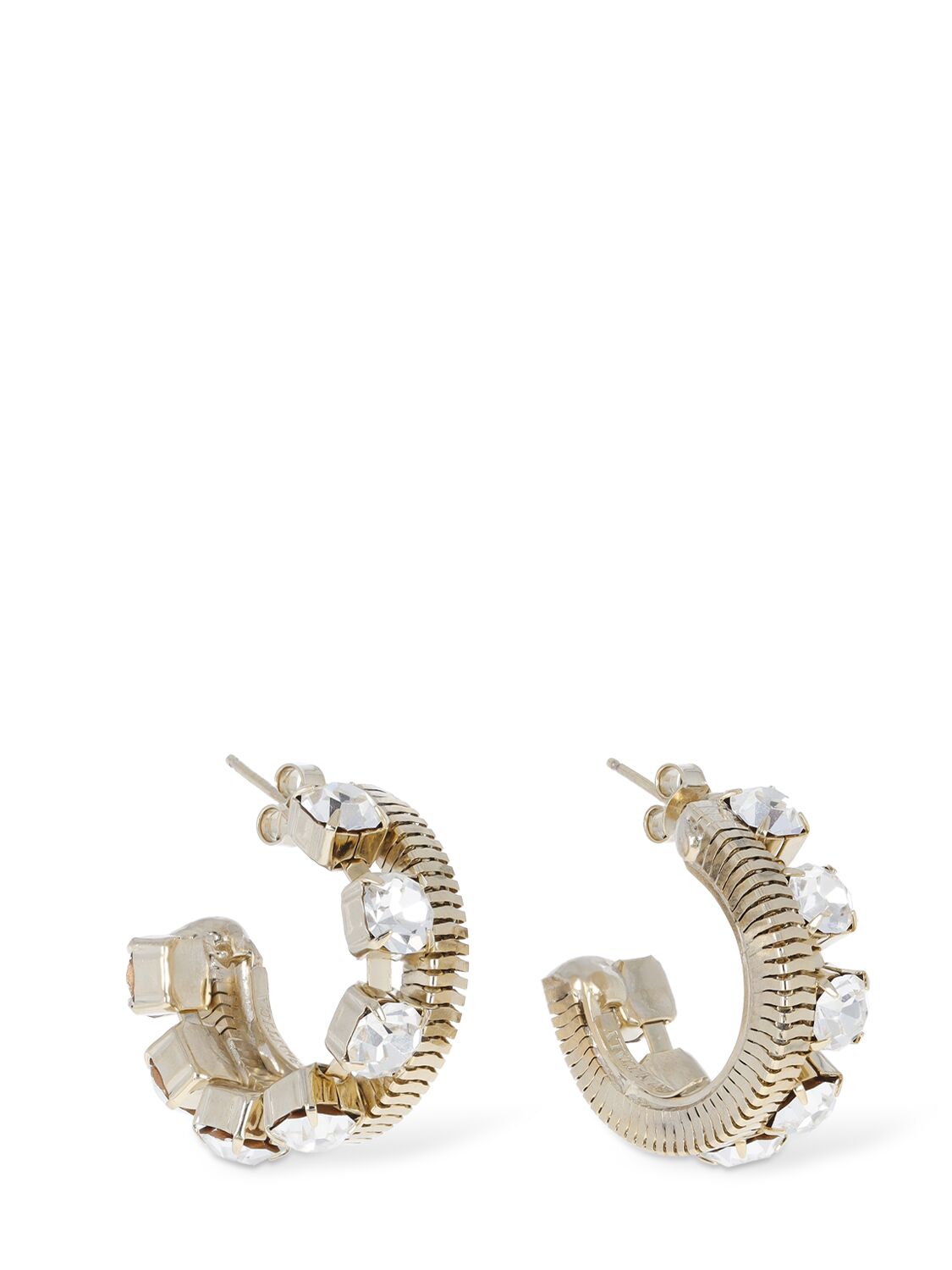 Image of Circe Crystal Hoop Earrings