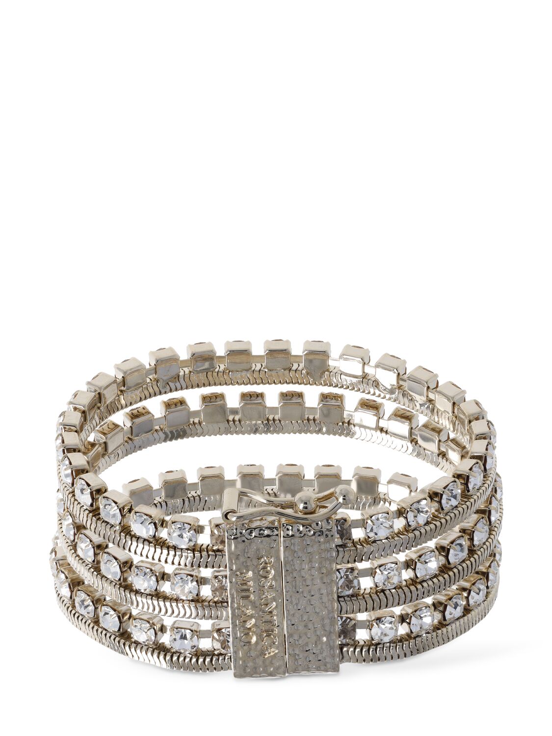 Shop Rosantica Circe Crystal Bracelet In Gold,crystal