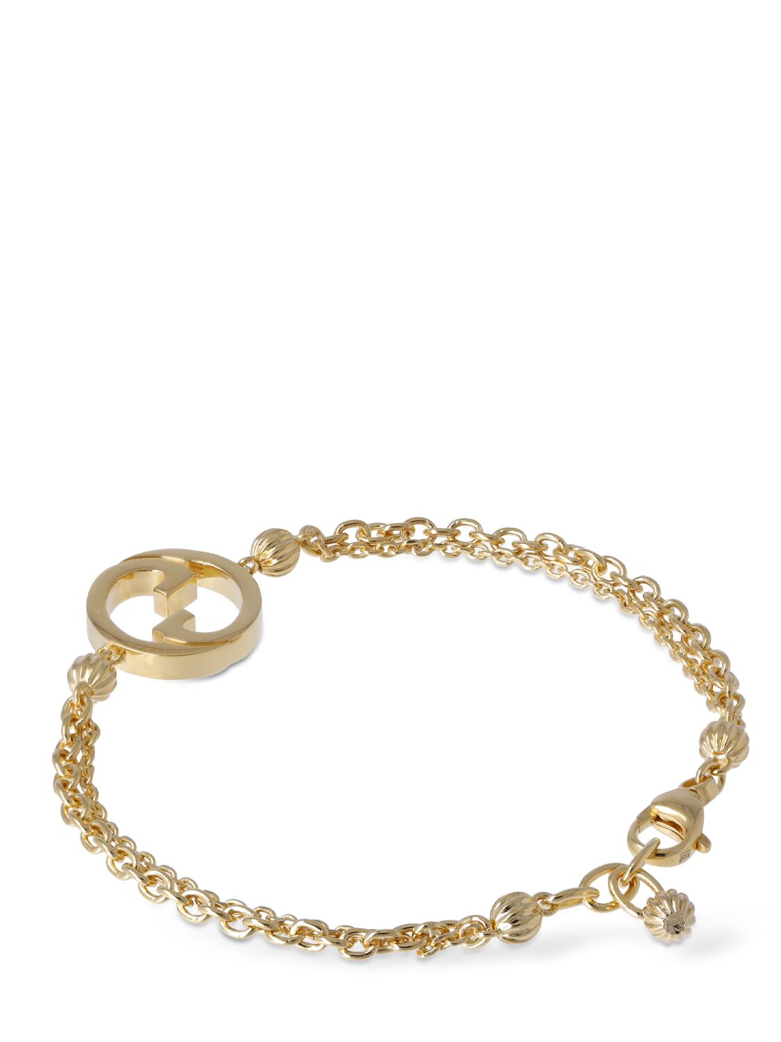 Shop Gucci Blondie Brass Bracelet In Gold