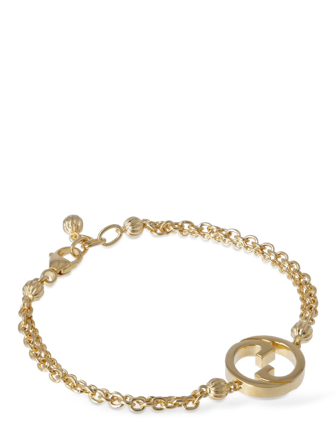 Shop Gucci Blondie Brass Bracelet In Gold