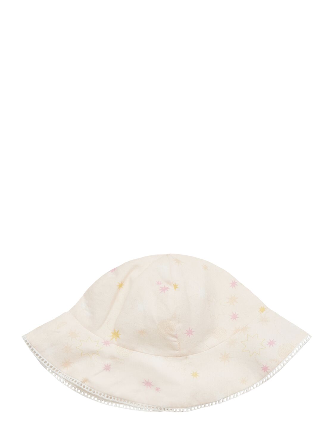 Shop Chloé Cotton Muslin Bodysuit & Hat In Pink